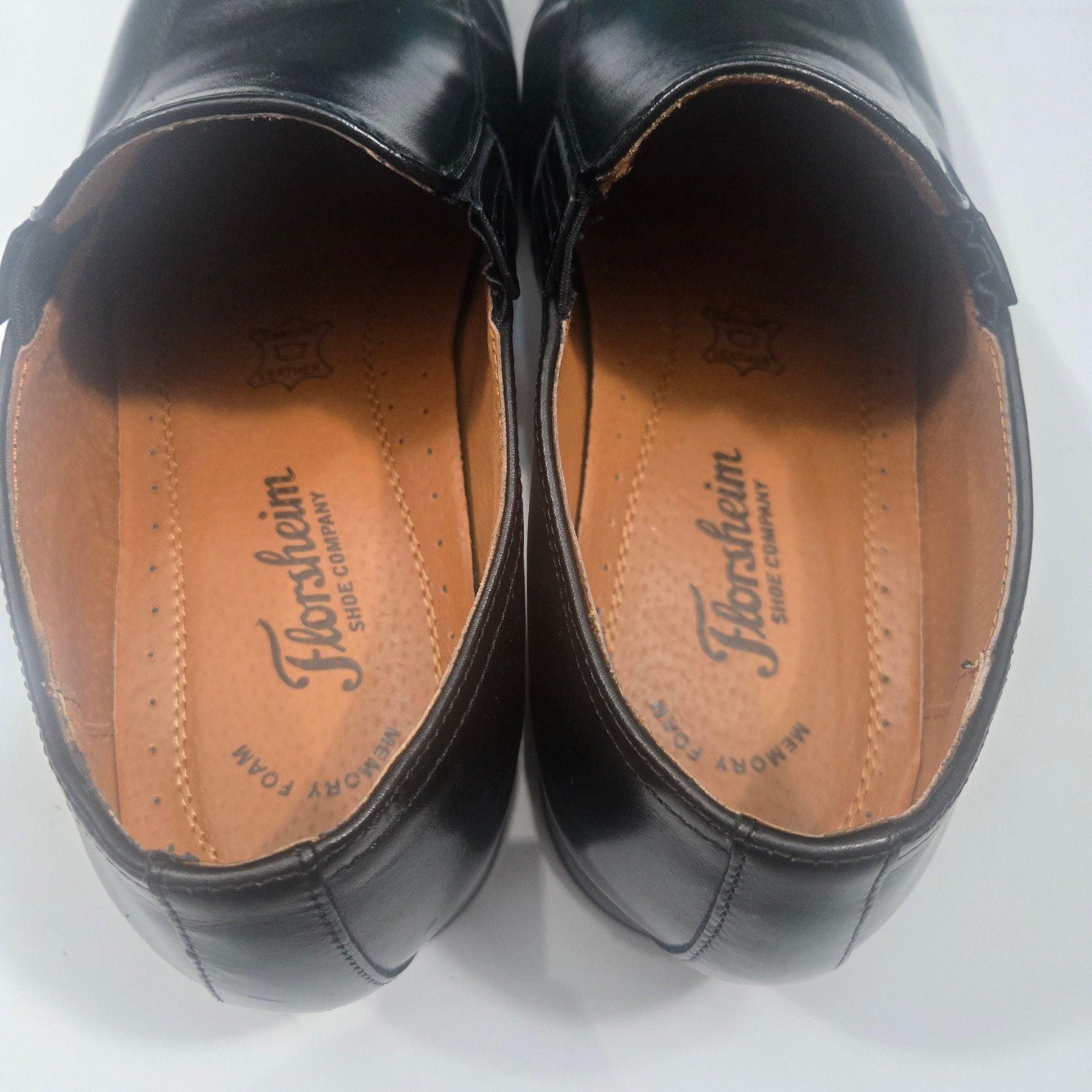 Florsheim Postino Bike Toe Slip On Dress Shoes Black 6