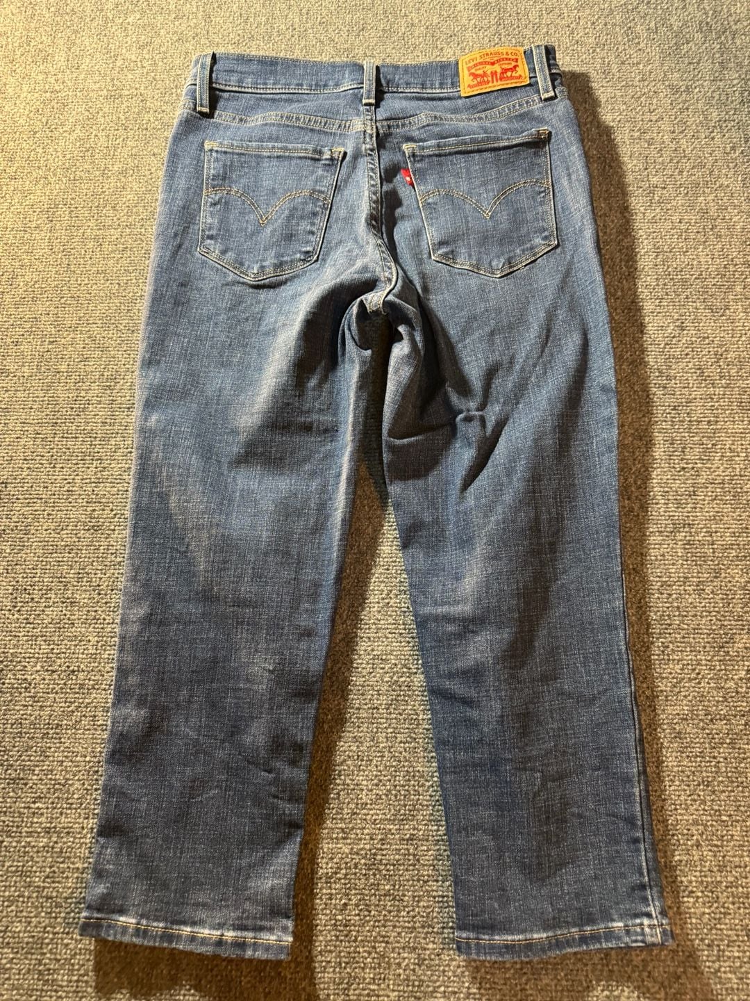 Levi's 311 Shaping Skinny Capri Size 27 Blue Denim Jeans 3