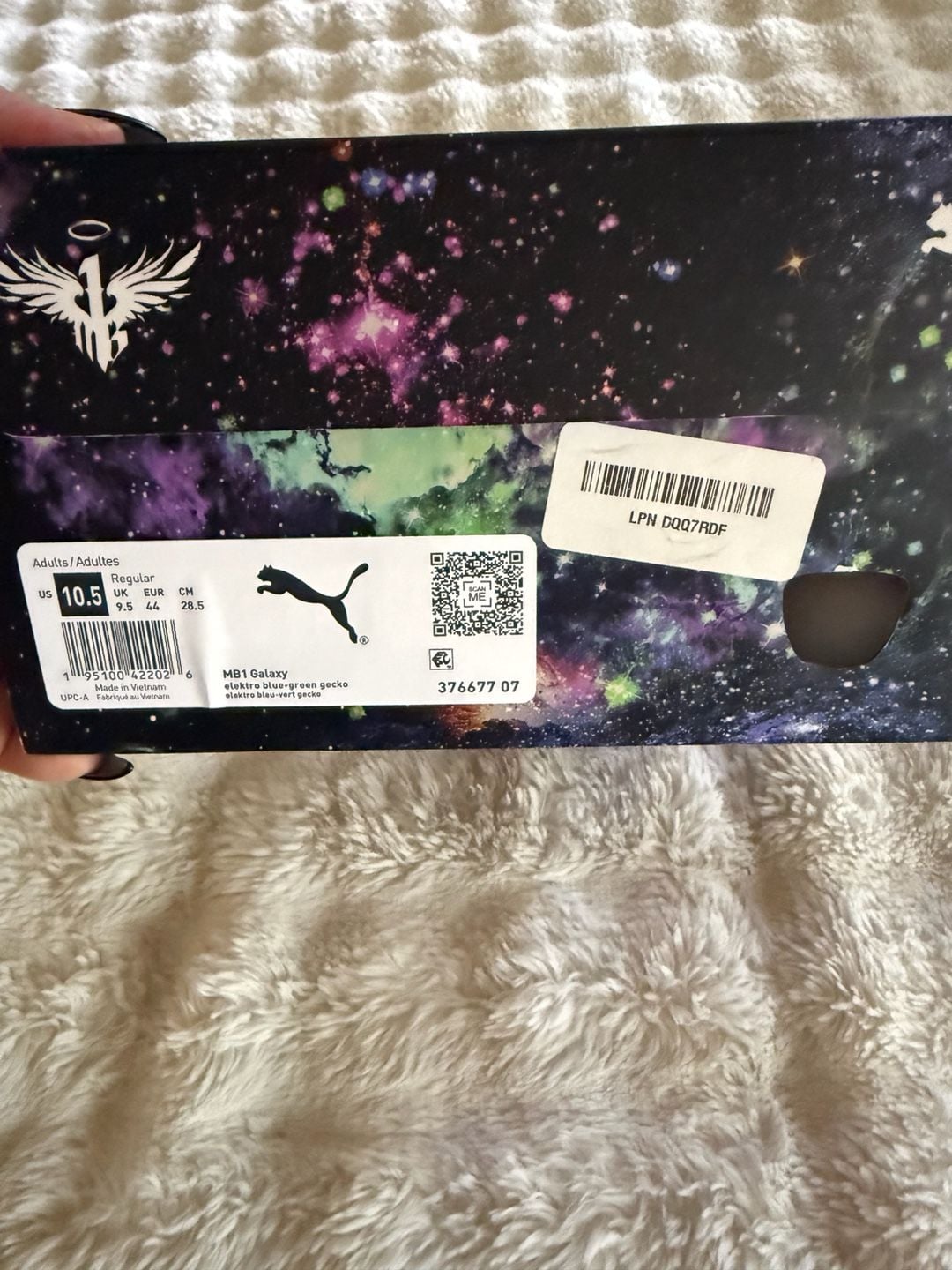 LaMelo Ball Puma MB.01 Galaxy Size 10.5 Basketball Shoes 8
