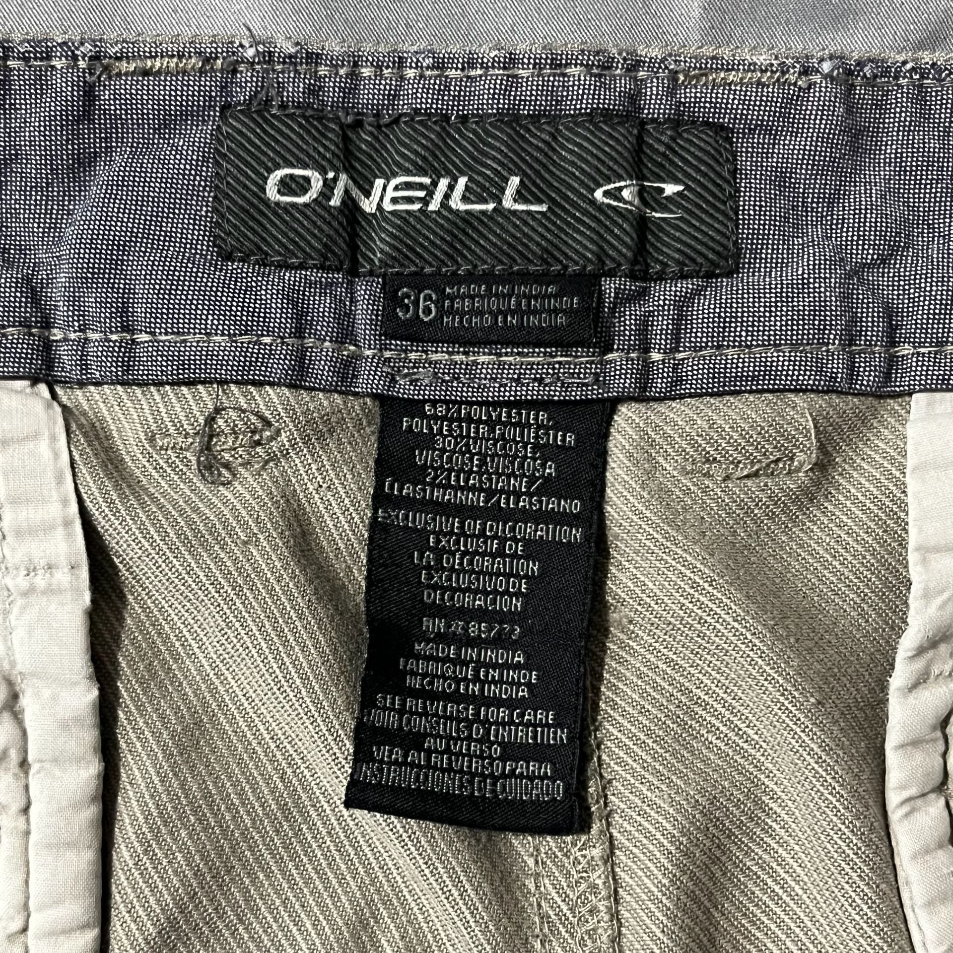 O'Neill Chino Shorts Size 36 Tan Casual Walkshorts 4