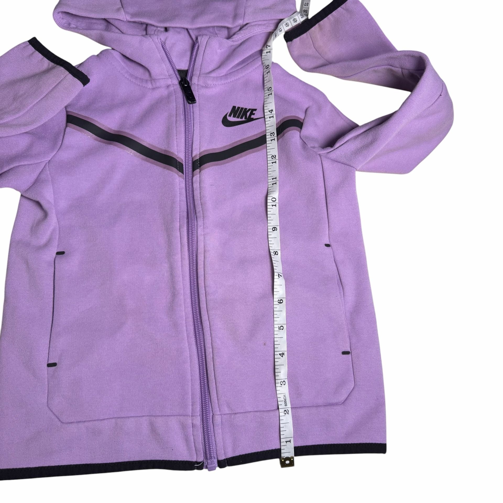 Nike Tech Fleece Full-Zip Hoodie Size 4-5 YRS Purple 7