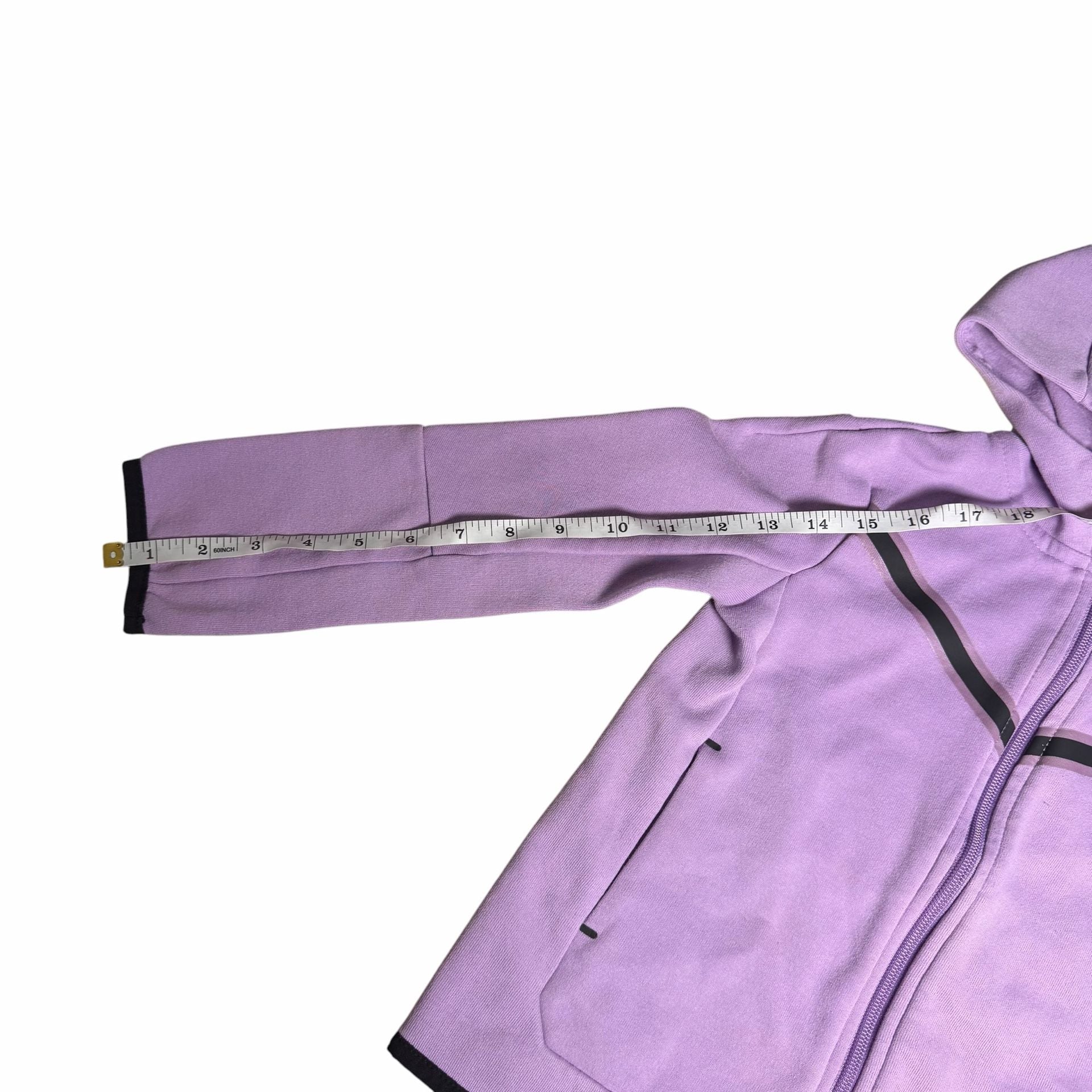 Nike Tech Fleece Full-Zip Hoodie Size 4-5 YRS Purple 8