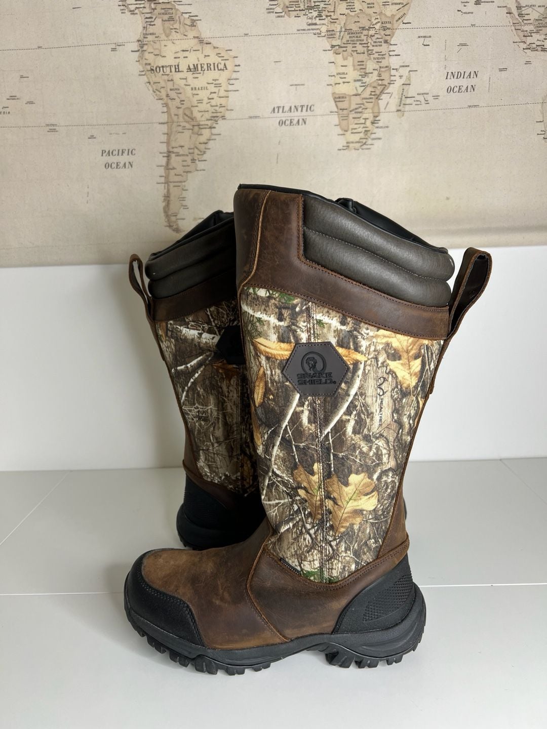 Magellan Outdoors Snake Shield Armor 3.0 Boots Brown Realtree Camo 2