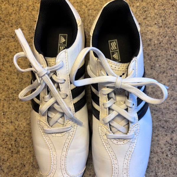 Adidas Golf Shoes White Black