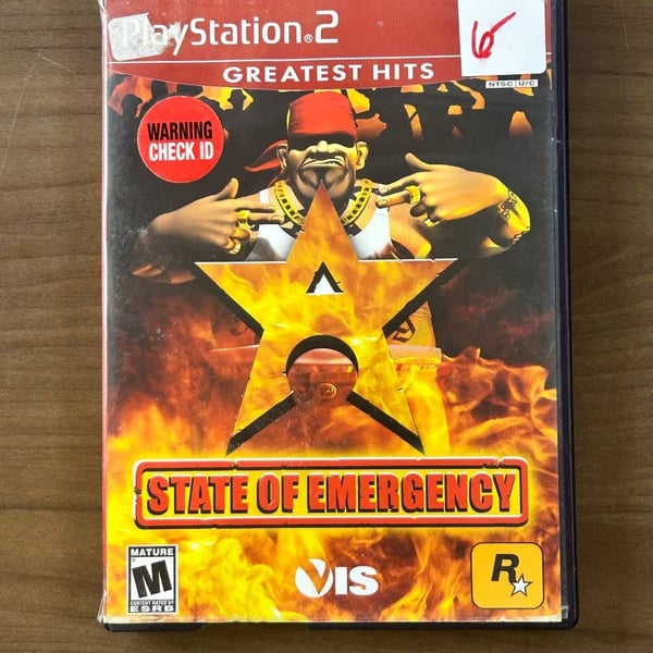 State of Emergency Greatest Hits Sony PlayStation 2 PS2 Game Disc & Case