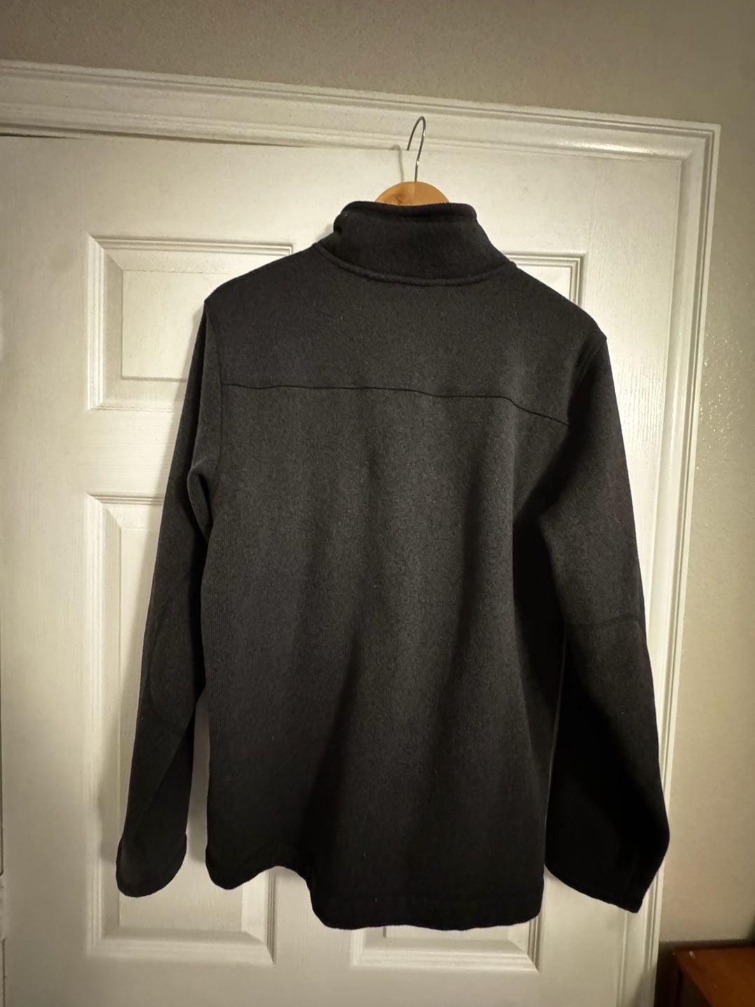 The North Face Gordon Lyons Half Zip Fleece Pullover Black Heather 3
