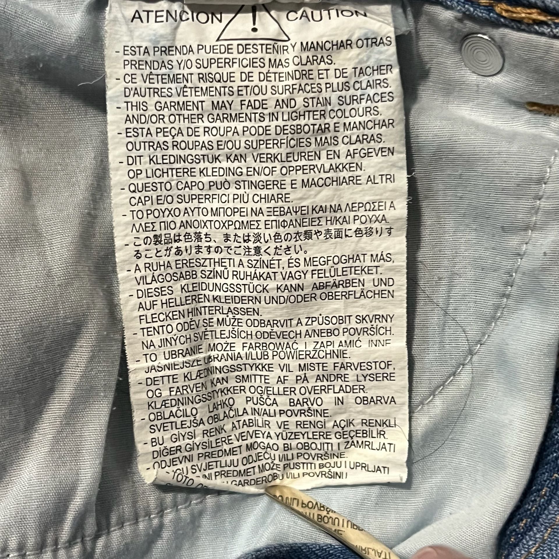 Stradivarius Wide Leg Jeans Size USA 06 Light Wash Distressed Denim 14