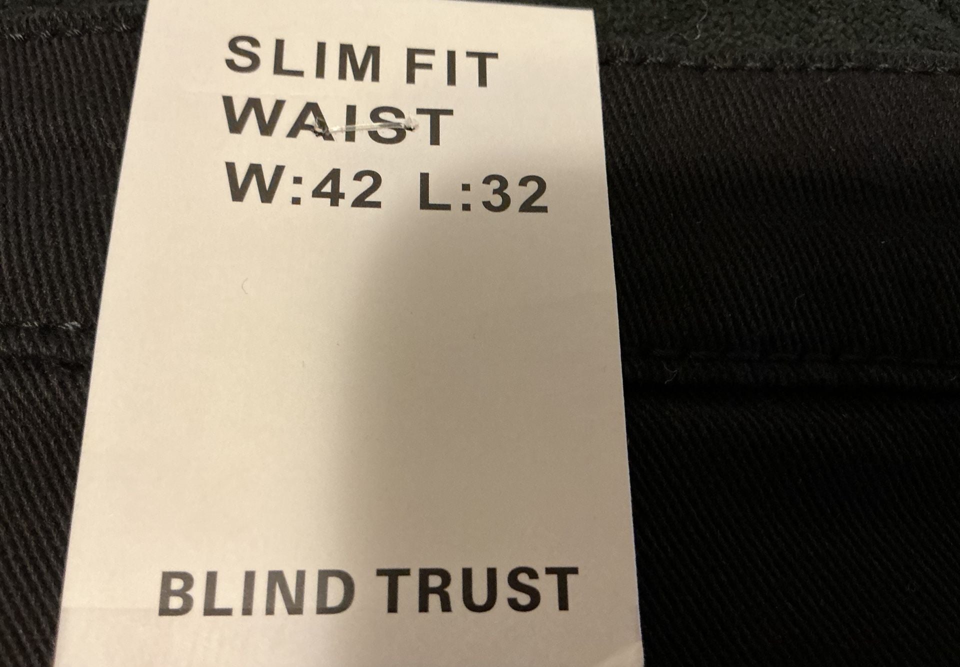 Blind Trust Distressed Slim Fit Black Jeans 8