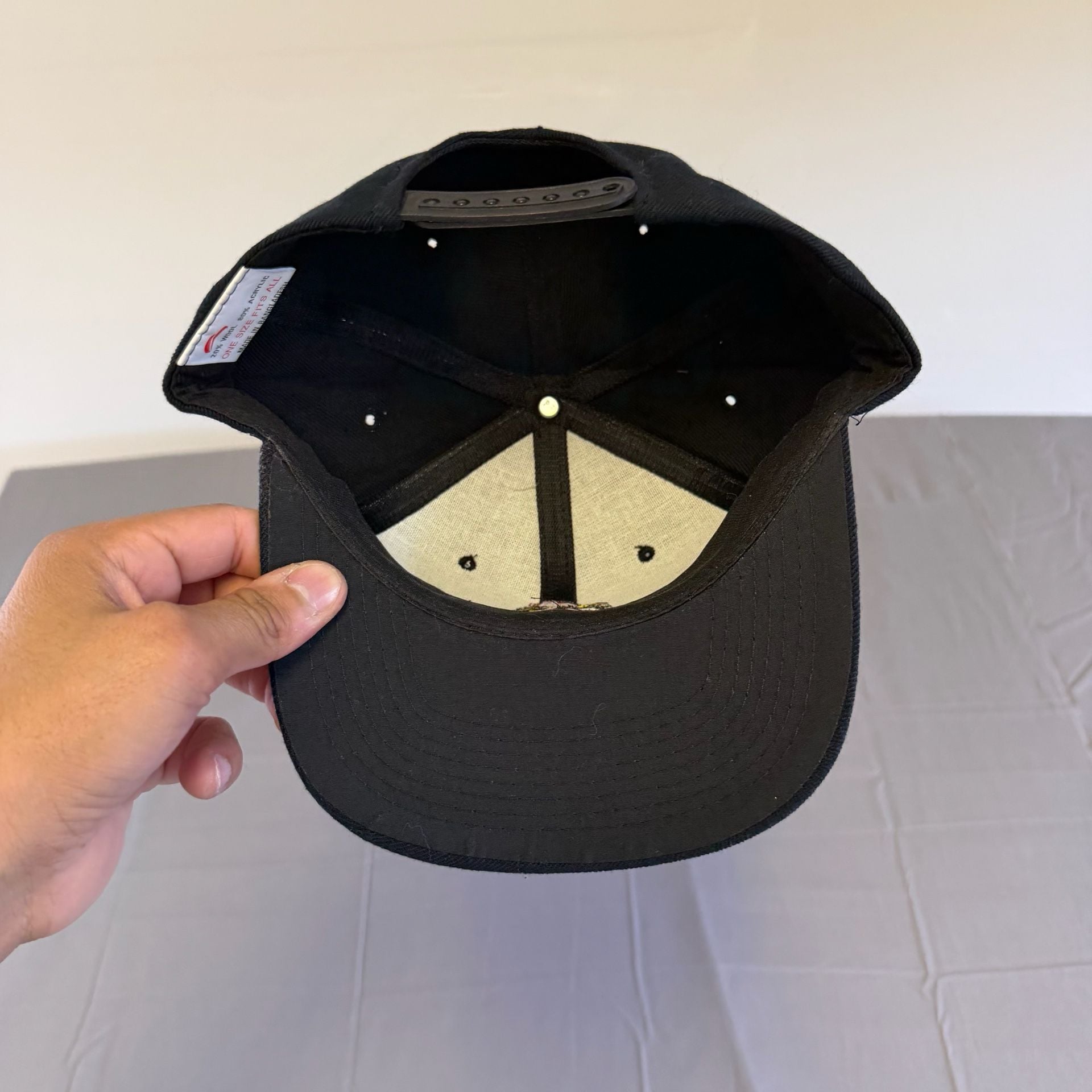 No Miedo Snapback Hat Black Rooster Embroidered Mascot Cap 5