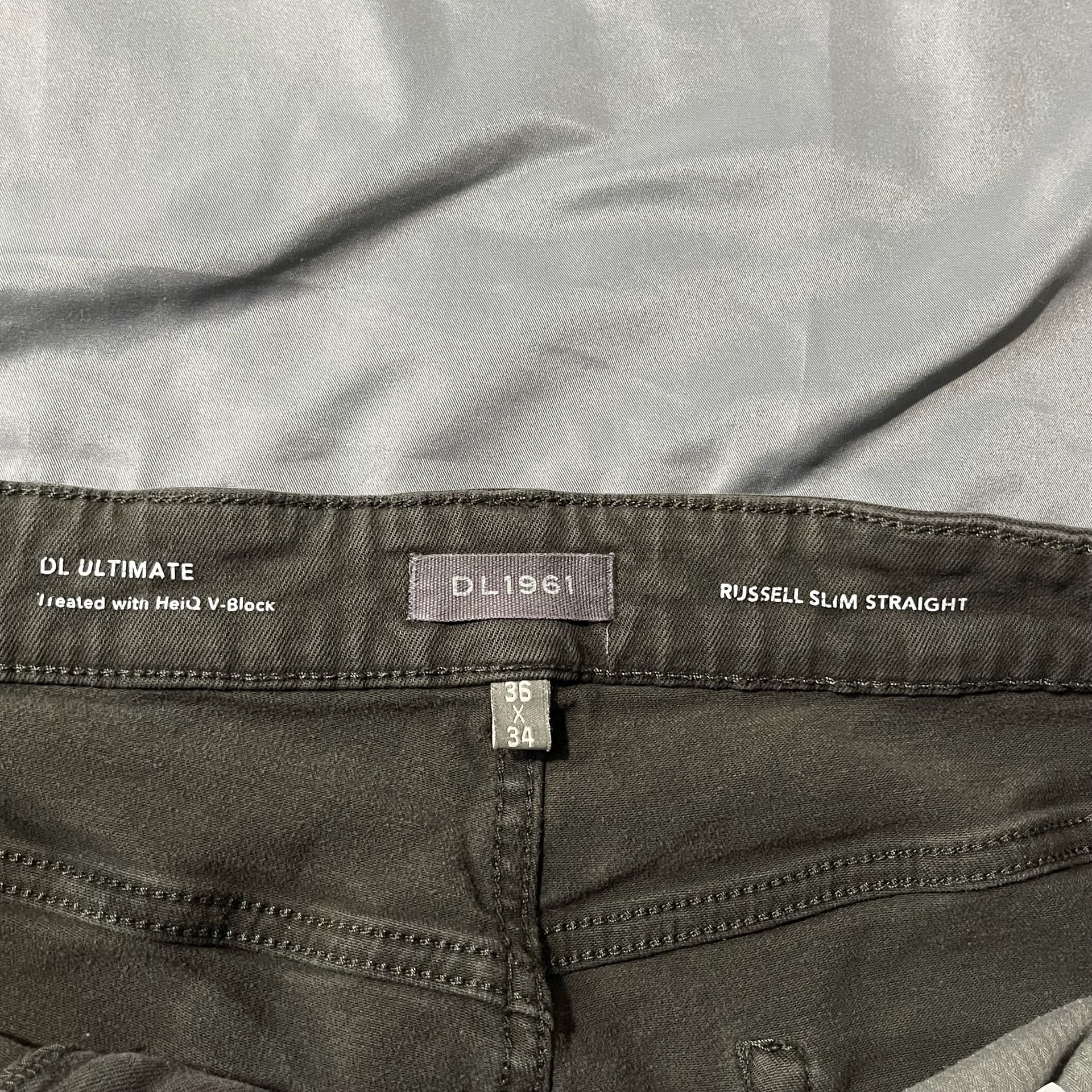 DL1961 Russell Slim Straight Size 36x34 Brown Pants 4