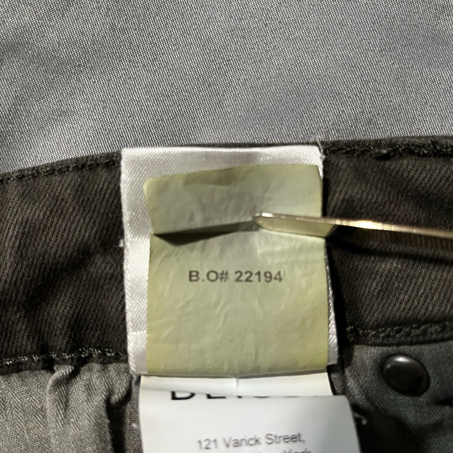 DL1961 Russell Slim Straight Size 36x34 Brown Pants 14