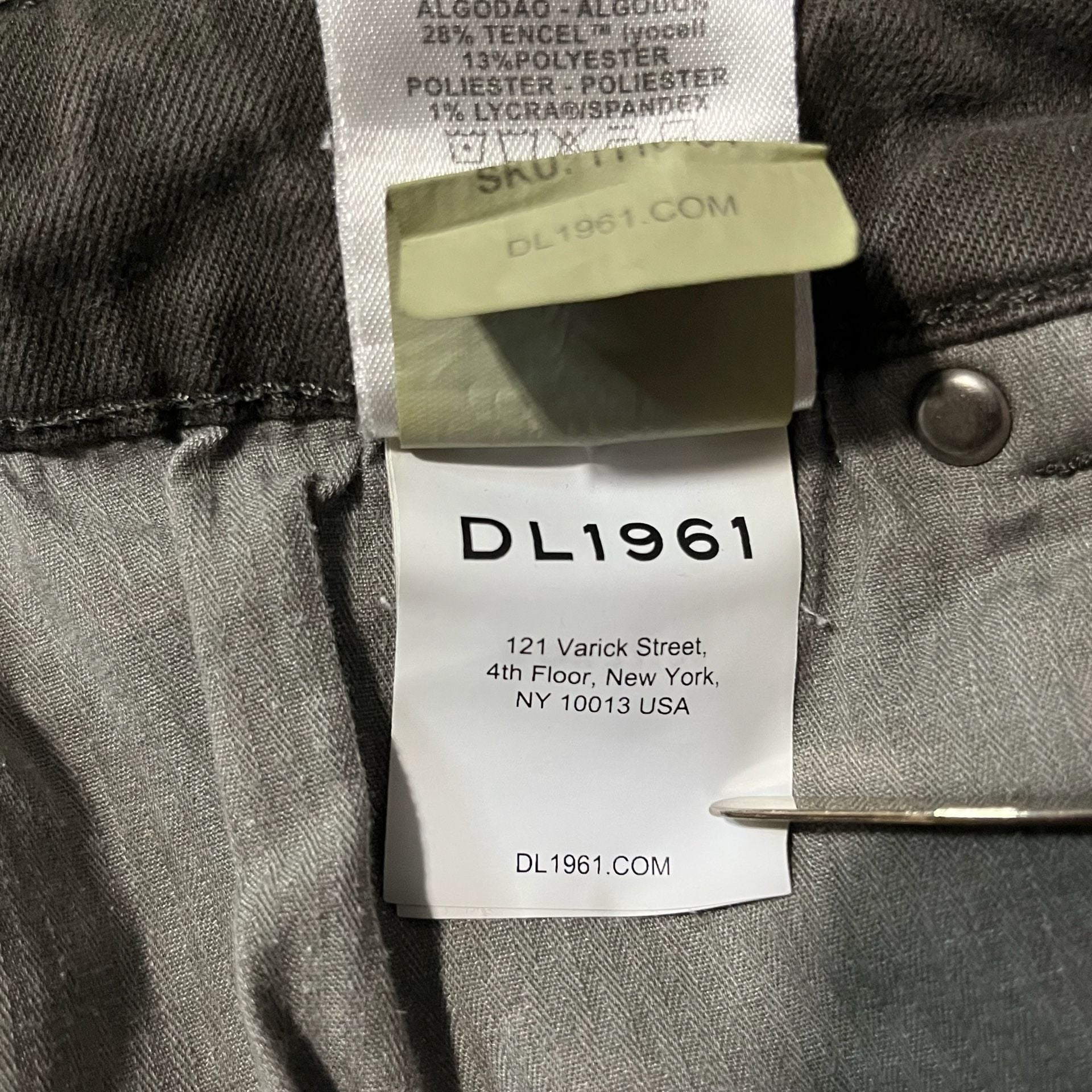 DL1961 Russell Slim Straight Size 36x34 Brown Pants 15