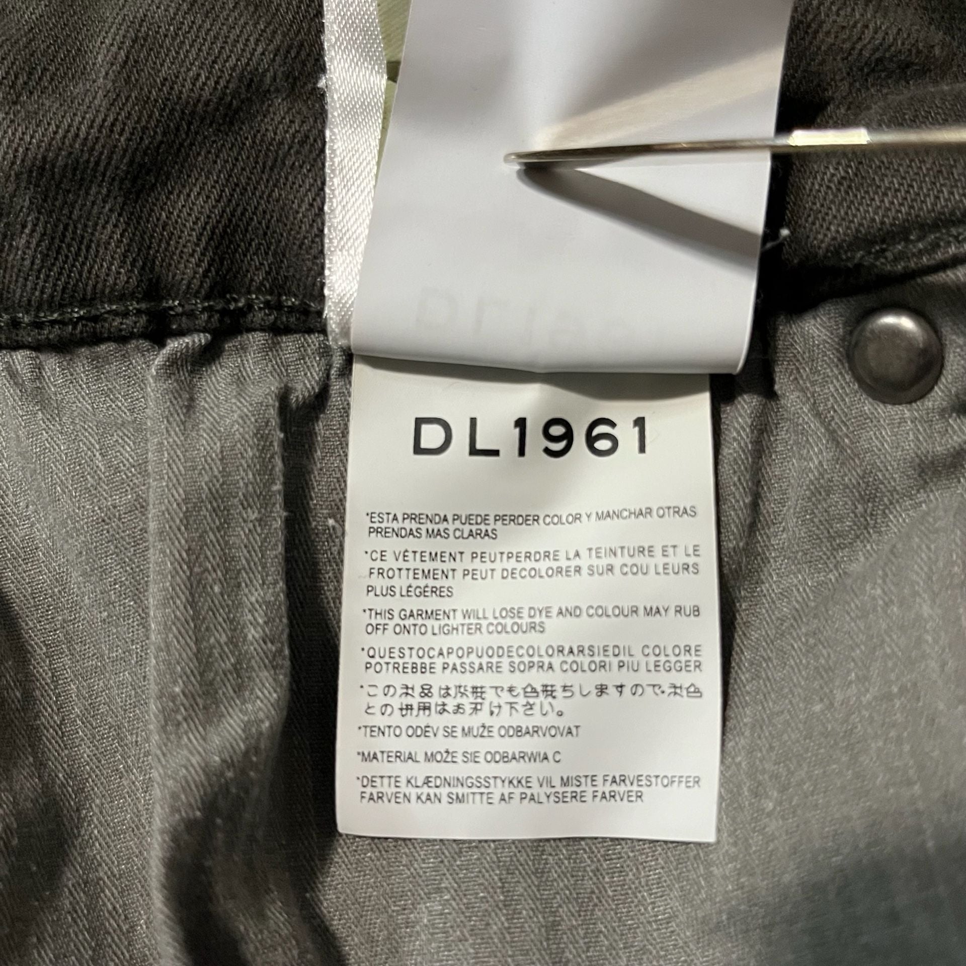 DL1961 Russell Slim Straight Size 36x34 Brown Pants 16