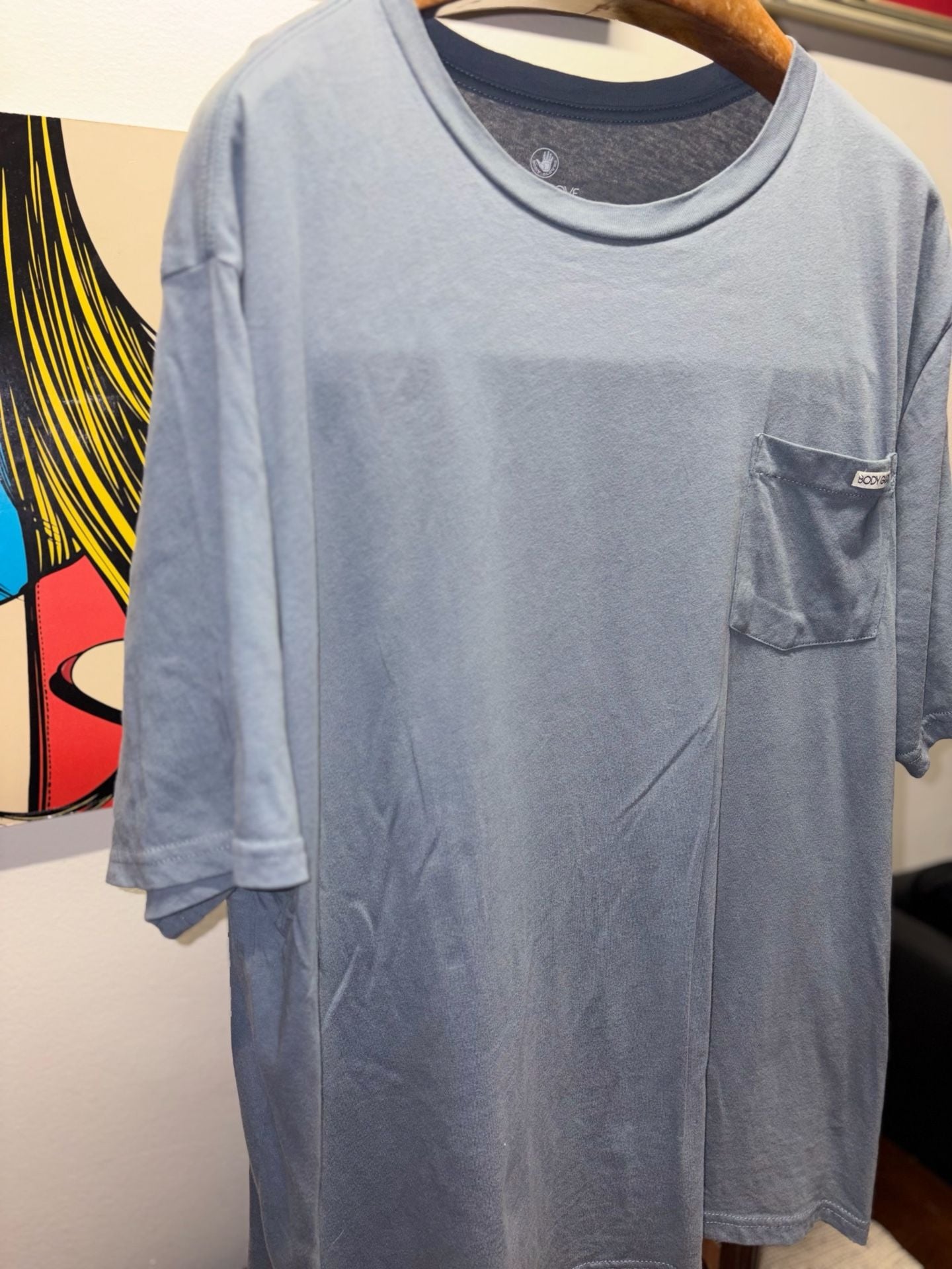 Body Glove Pocket T-Shirt Size XXL/XXG Blue Cotton 9