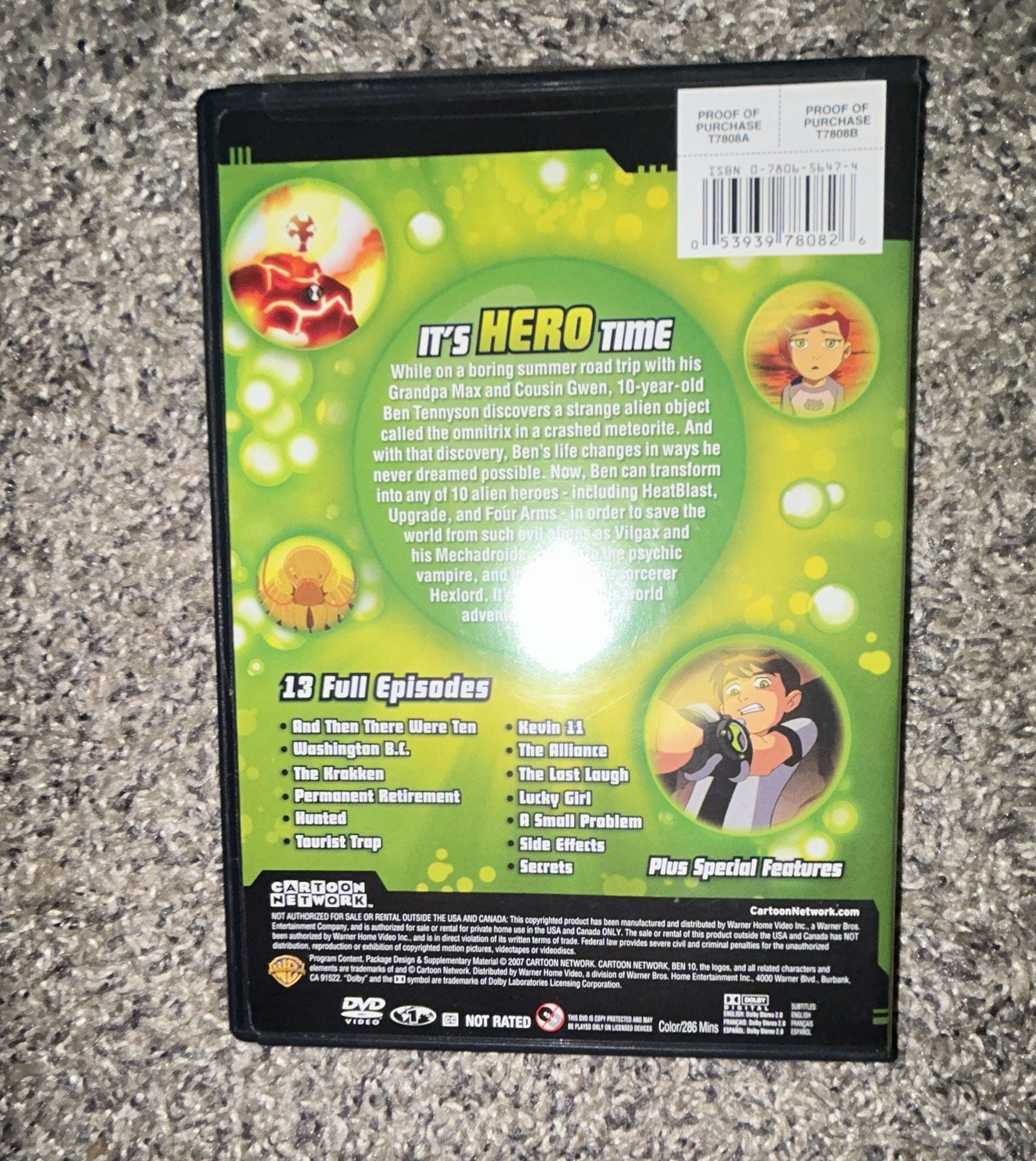 Cartoon Network Ben 10 The Complete Season 1 DVD 2