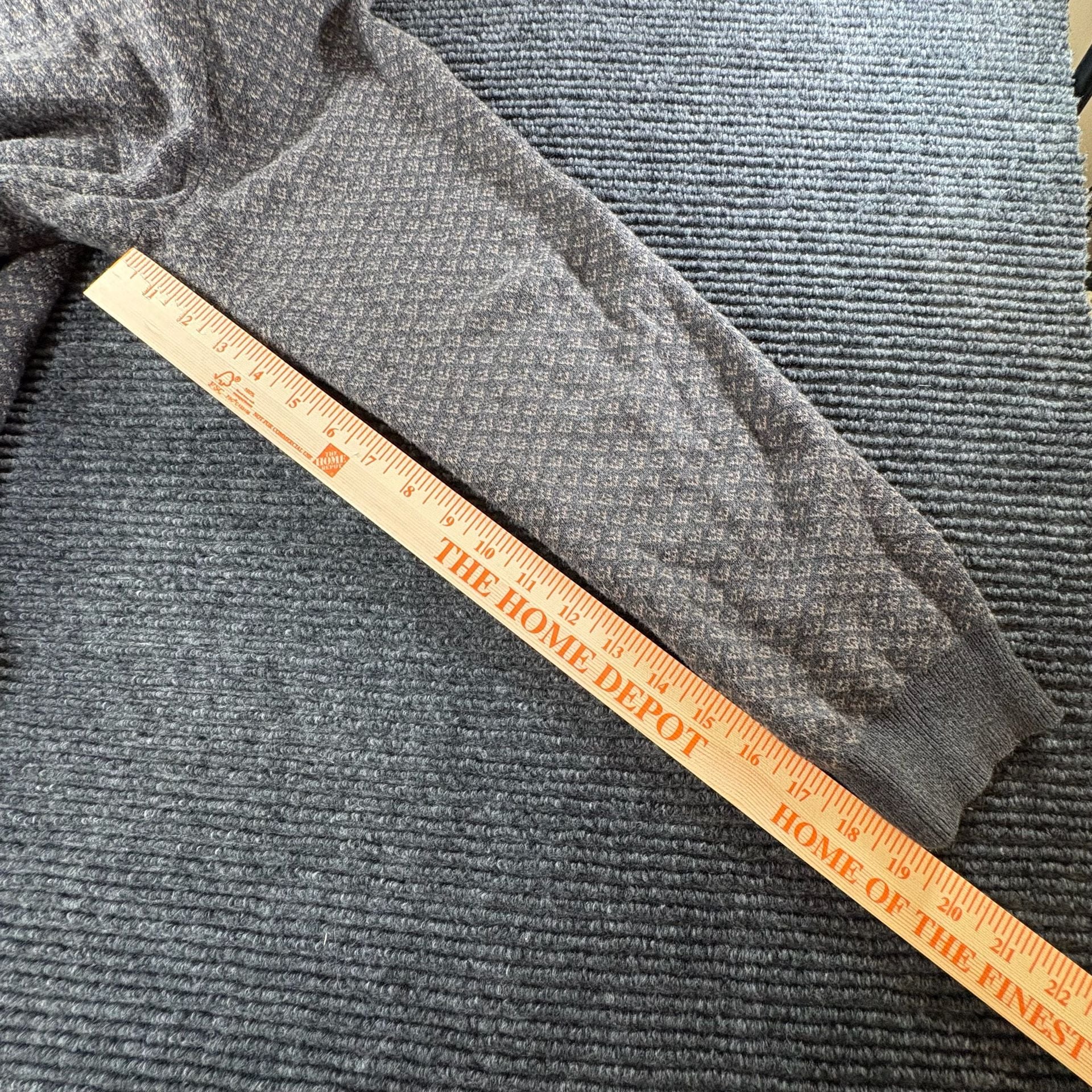 Tasso Elba Cardigan Sweater Size XL Gray Patterned Knit Shawl Collar 12