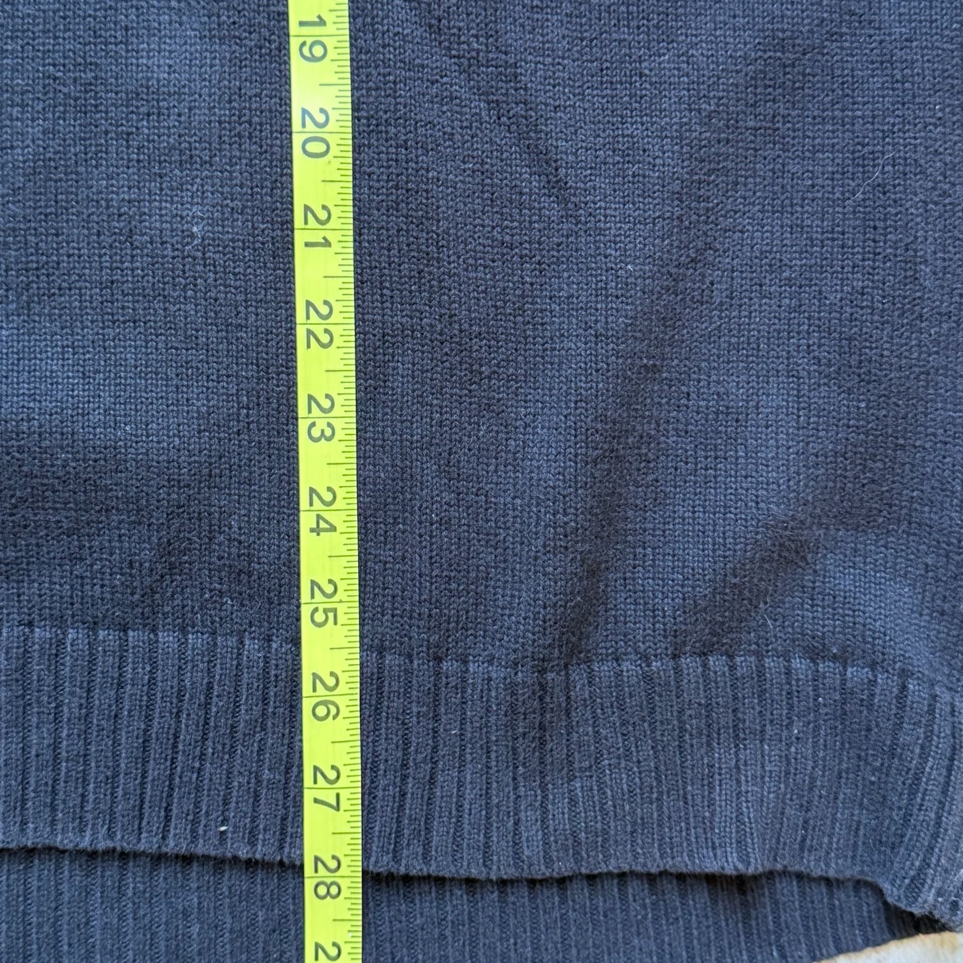 Lyle & Scott Pullover Sweater Size XL Black Combed Cotton Crew Neck 7