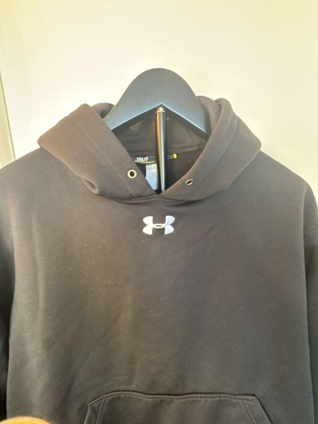 Under Armour Icon Fleece Oversized Hoodie Size SM/P Black 1