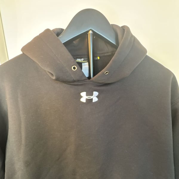 Under Armour Icon Fleece Oversized Hoodie Size SM/P Black