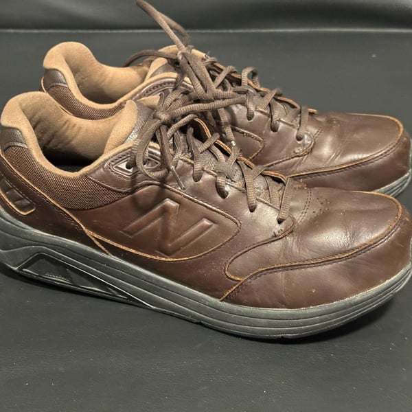 New Balance 928v3 Walking Shoes Brown Leather 11.5M 13W