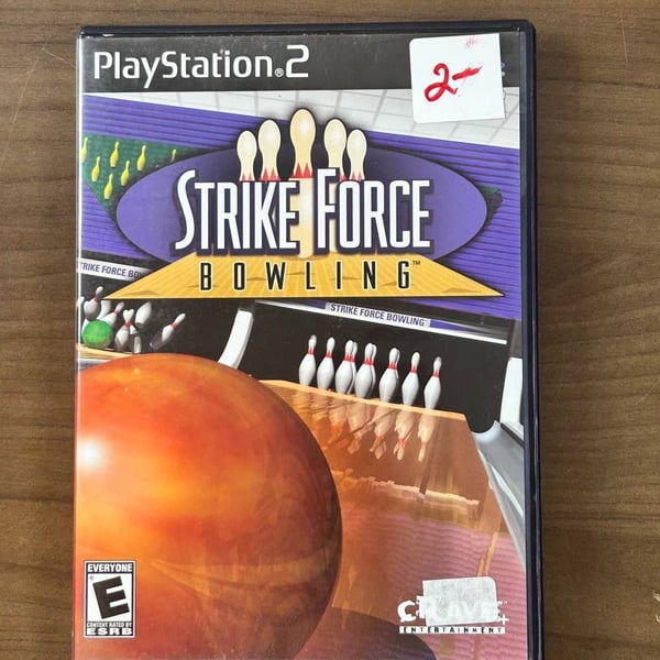 Strike Force Bowling Sony PlayStation 2 PS2 2004 Complete CIB Game Manual