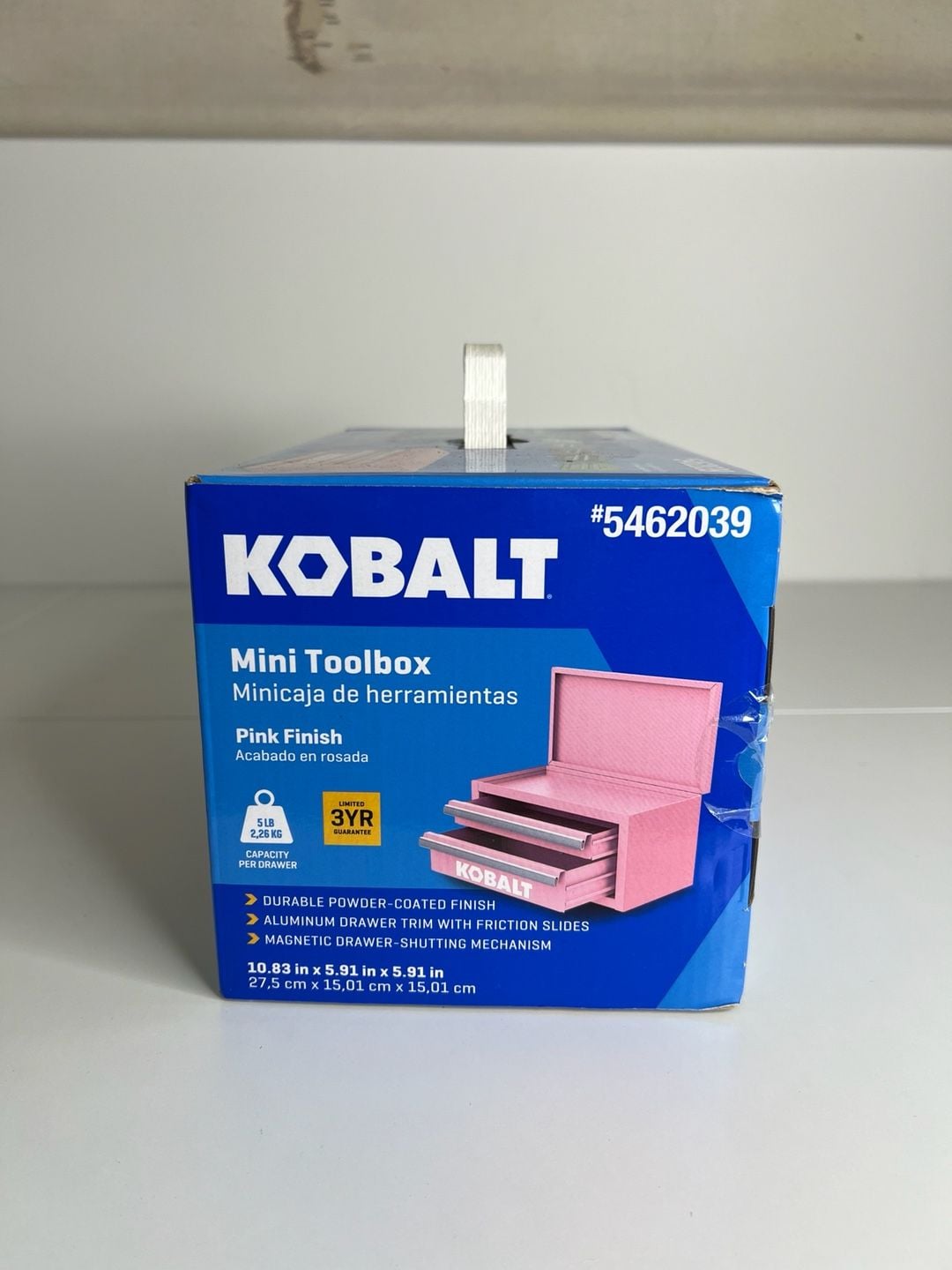 Kobalt Mini 2-Drawer Steel Tool Box Pink Finish #5462039 4