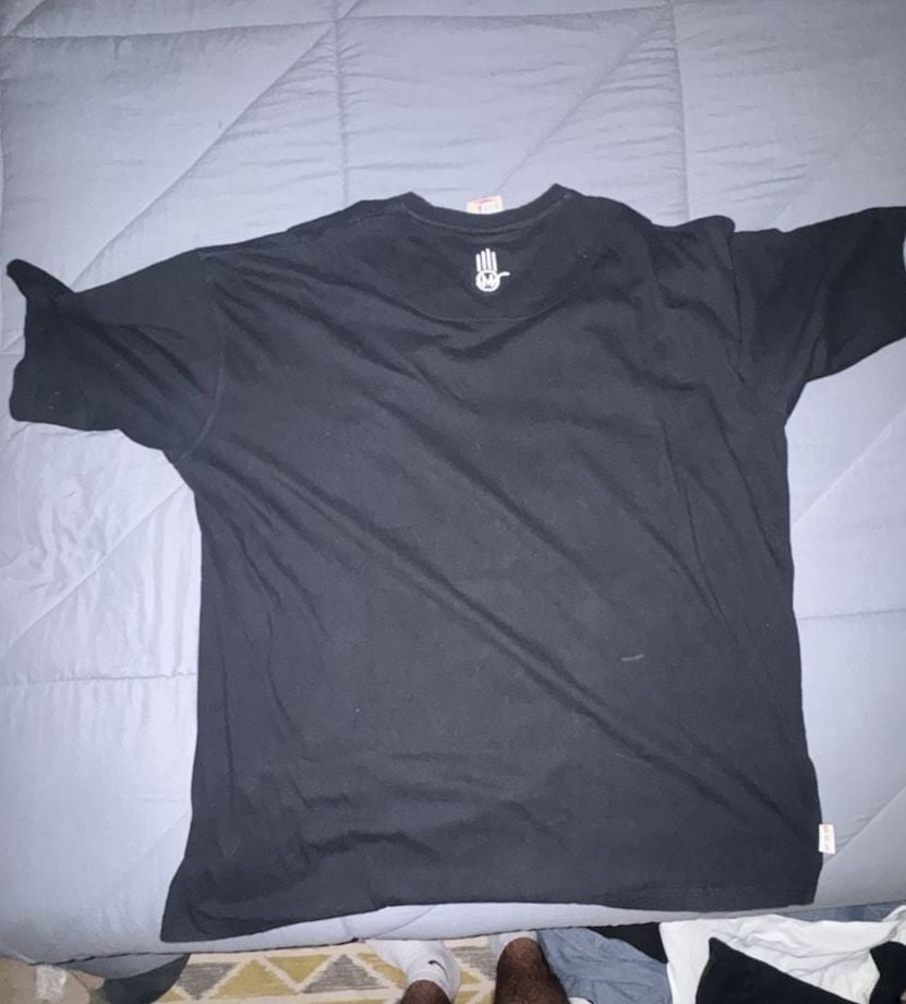 Vintage Mishka Certified Goon Graphic T-Shirt Size 3XL Black V-Neck 7