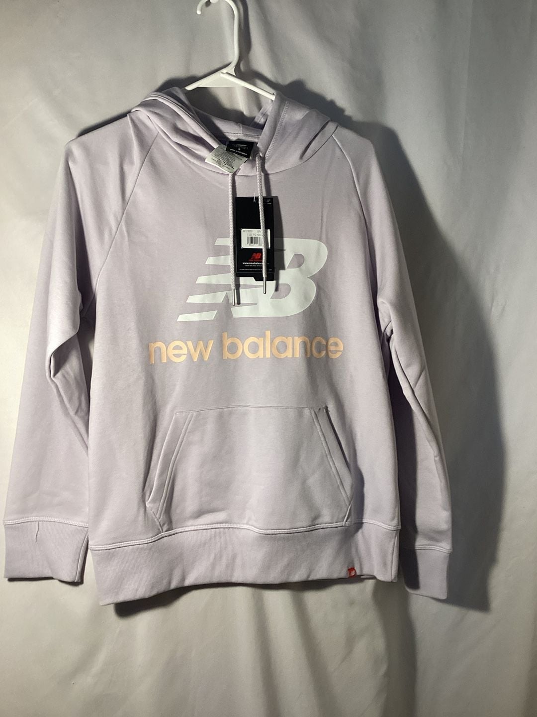 New Balance ESSE PO Hoodie Size S Lavender Pullover Sweatshirt 2