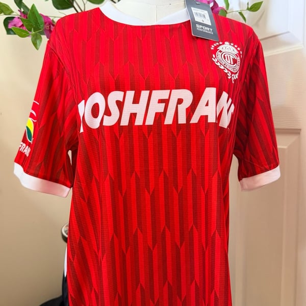 Toluca FC Soccer Jersey Size S Red White Roshfrans Corona