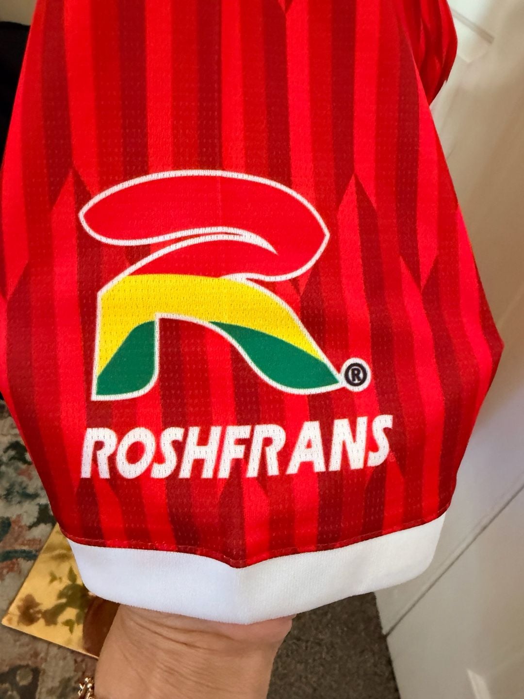 Toluca FC Soccer Jersey Size S Red White Roshfrans Corona 5