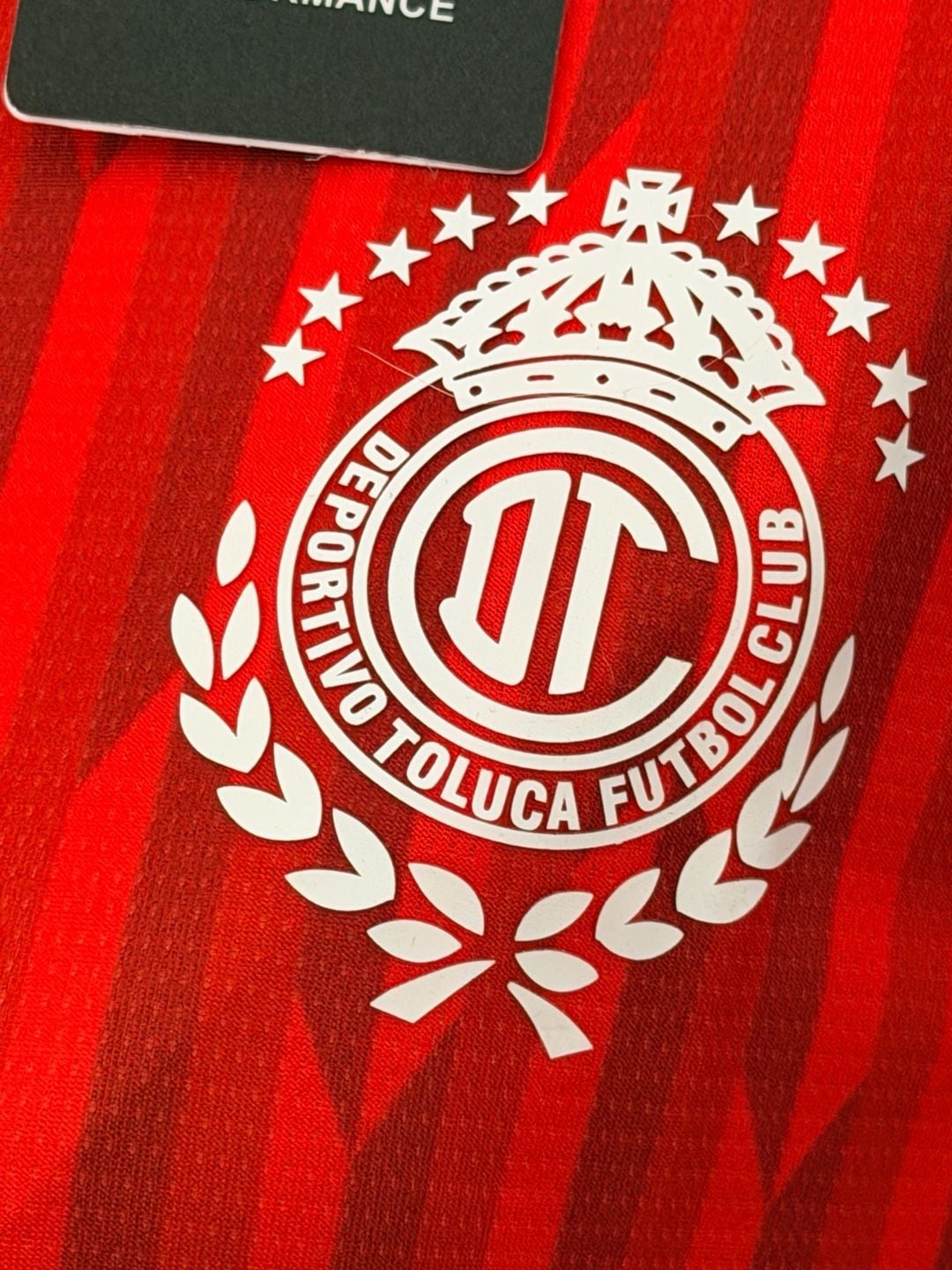 Toluca FC Soccer Jersey Size S Red White Roshfrans Corona 6