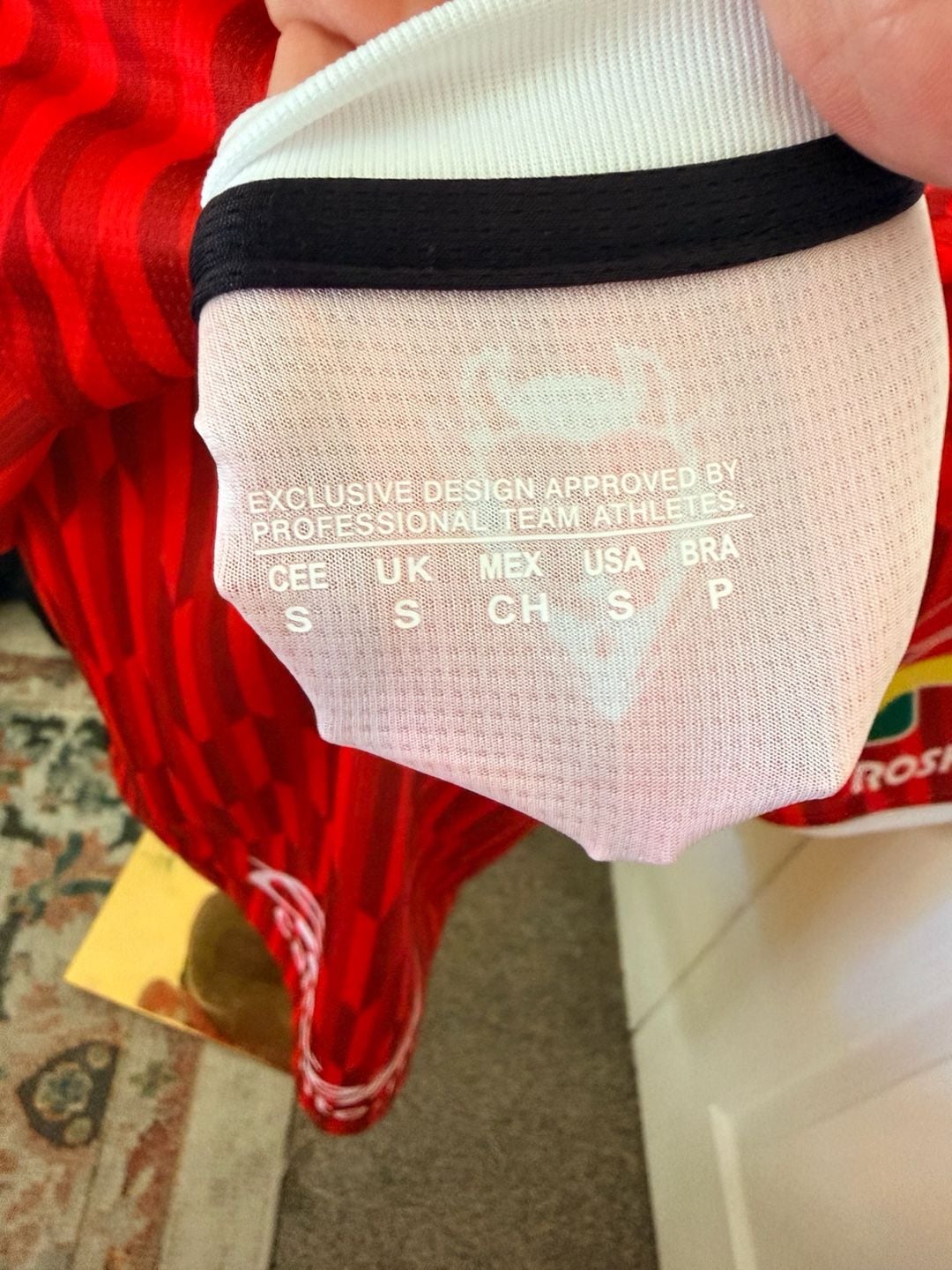 Toluca FC Soccer Jersey Size S Red White Roshfrans Corona 8