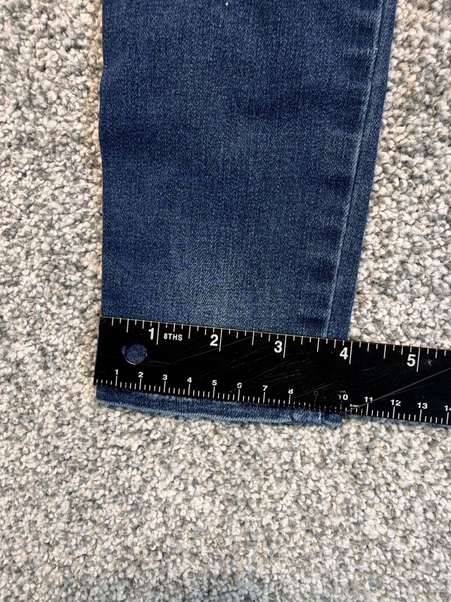 Girls Old Navy Rockstar Super Skinny Jeggings toddler Size 7 High Rise Blu Denim 8