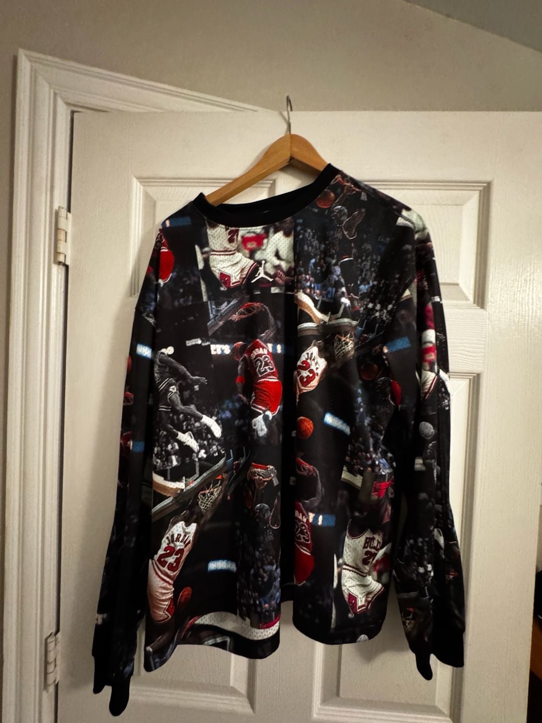 Jordan Flight Size L Men's Printed Long-Sleeve Jersey 2