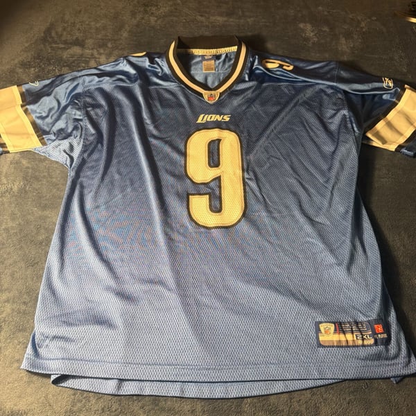 Reebok Detroit Lions Jersey Size 2XL #9