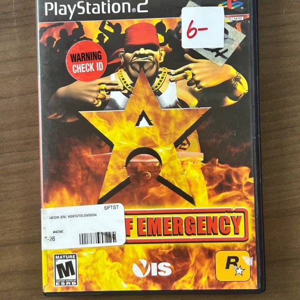 State of Emergency Greatest Hits Sony PlayStation 2 PS2 Game Disc & Case