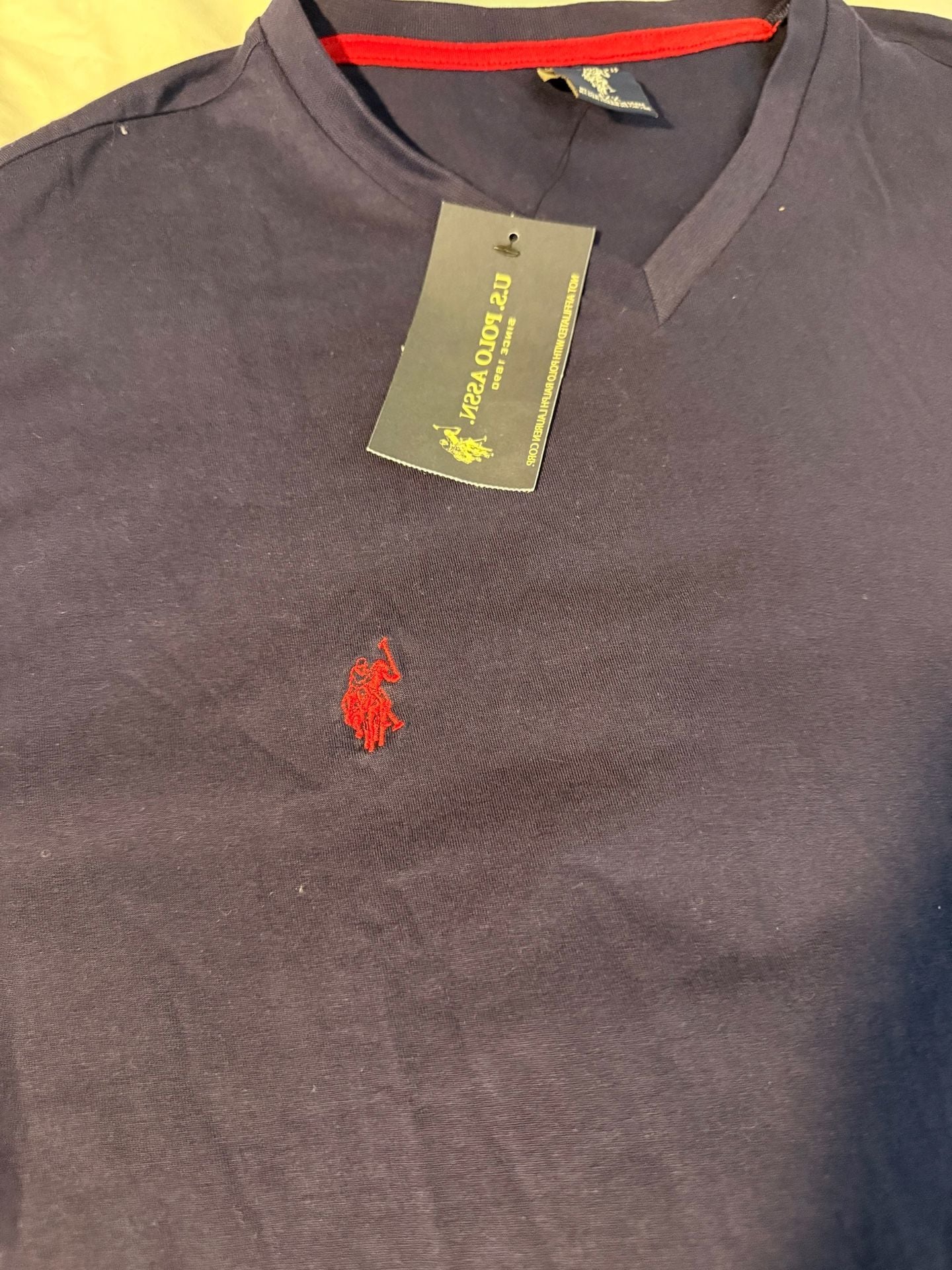 U.S. Polo Assn. V-Neck T-Shirt Navy 7
