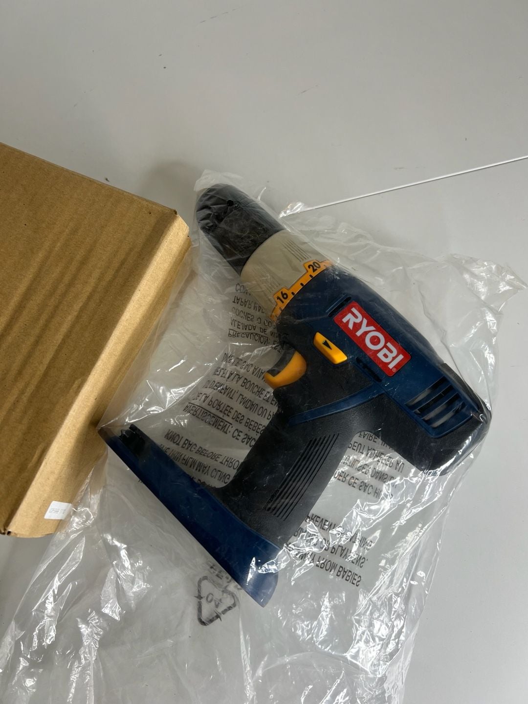 Ryobi P204 18V 1/2 Inch Cordless Drill Driver Blue 6