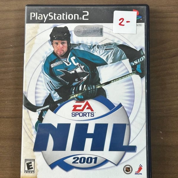 NHL 2001 Sony PlayStation 2 PS2 EA Sports Hockey Complete CIB Game Manual
