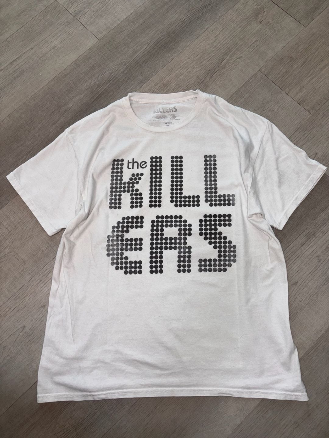 The Killers Sam's Town T-Shirt Size L White Band Graphic Tee 2