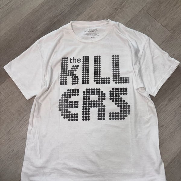 The Killers Sam's Town T-Shirt Size L White Band Graphic Tee