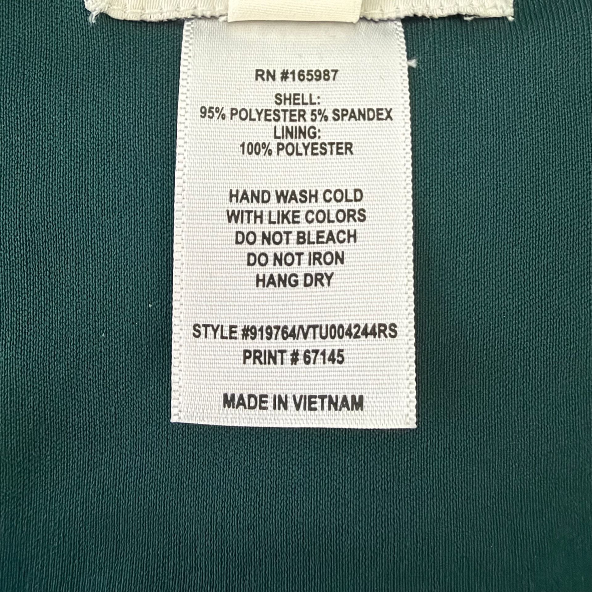 Kate And Lily Floral Tiered Dress Size 2X Green Surplice 7