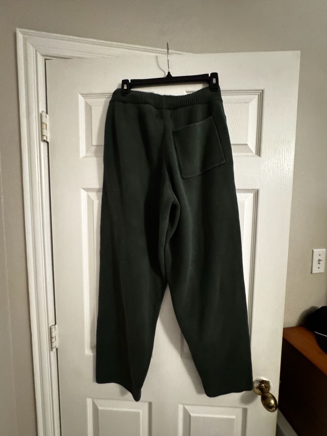 YOUNGLA Model 255 Size L Green Knit Sweatpants 3