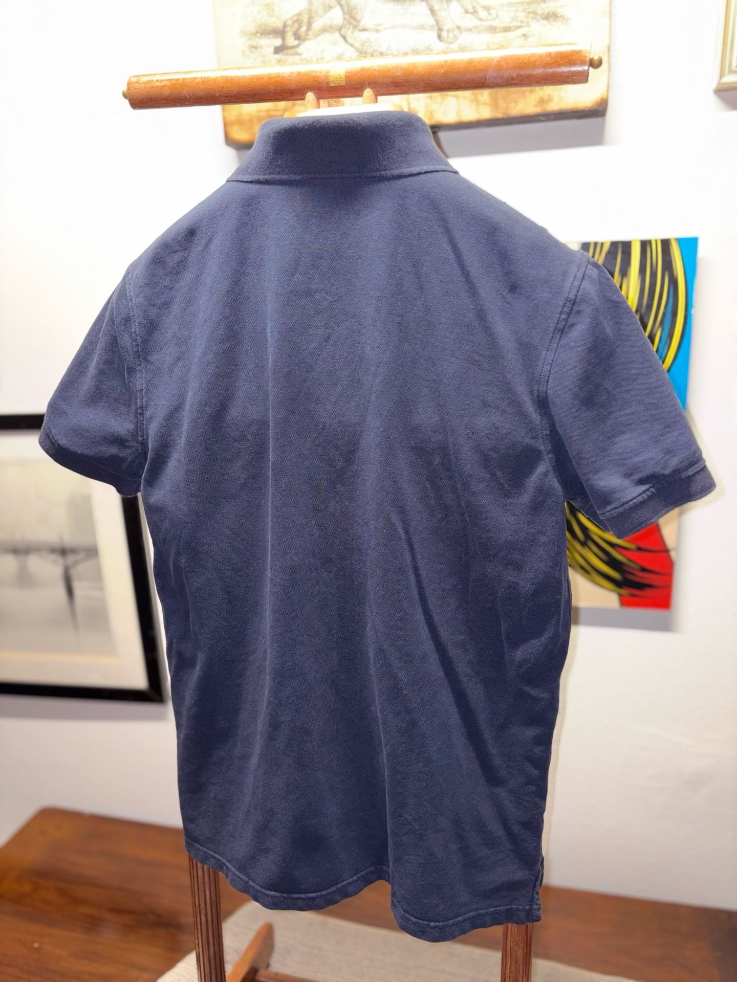 Tommy Hilfiger Polo Shirt Size M Blue Navy 5