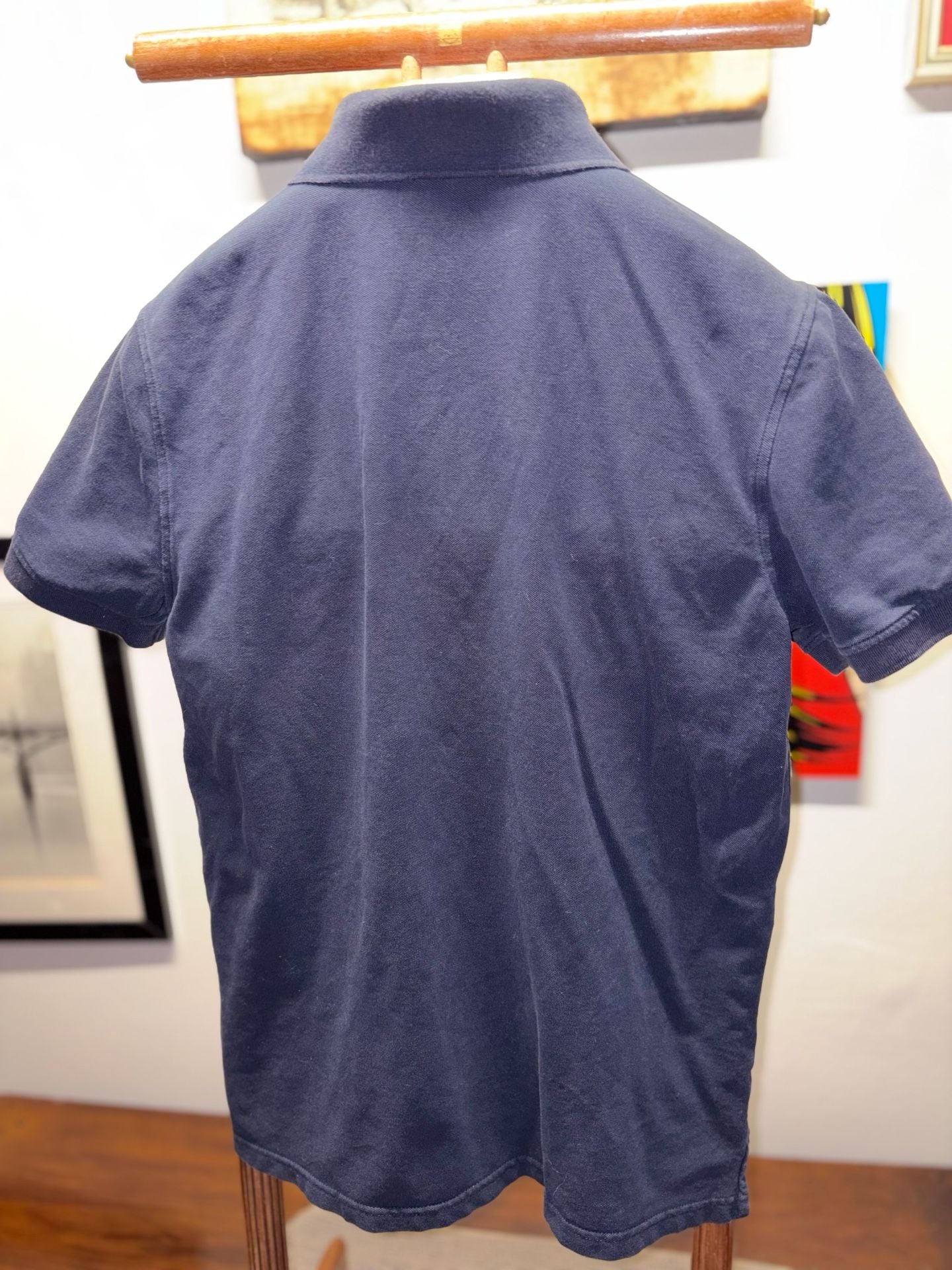 Tommy Hilfiger Polo Shirt Size M Blue Navy 7