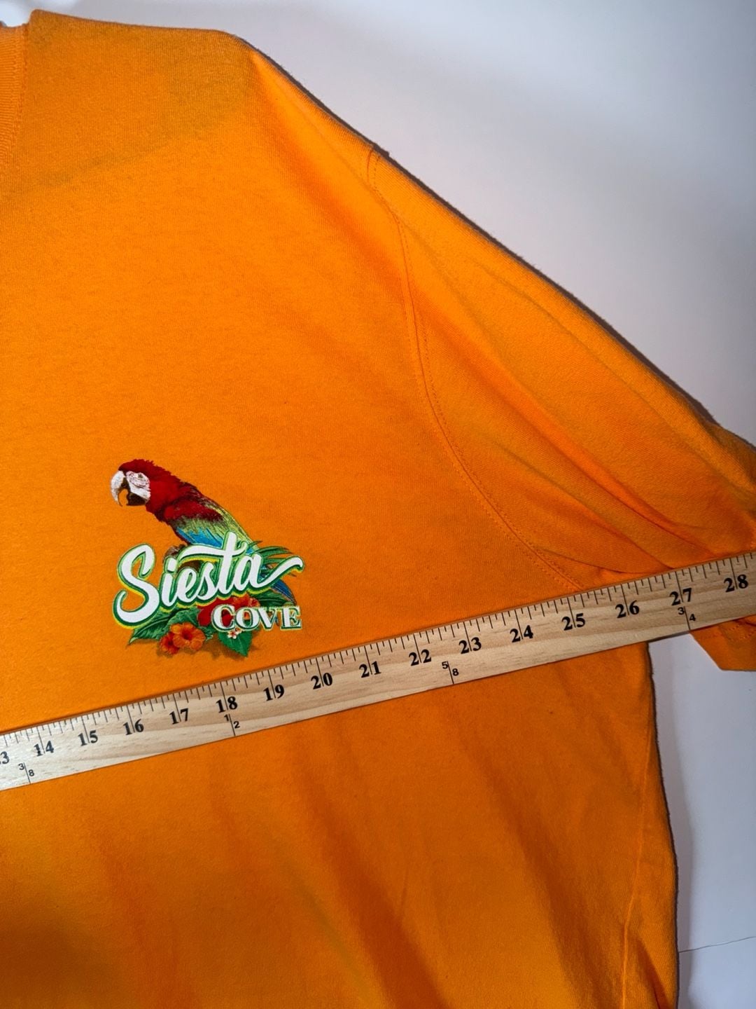 Saddlebred Siesta Cove Parrot Graphic T-Shirt 2XLT Orange 7