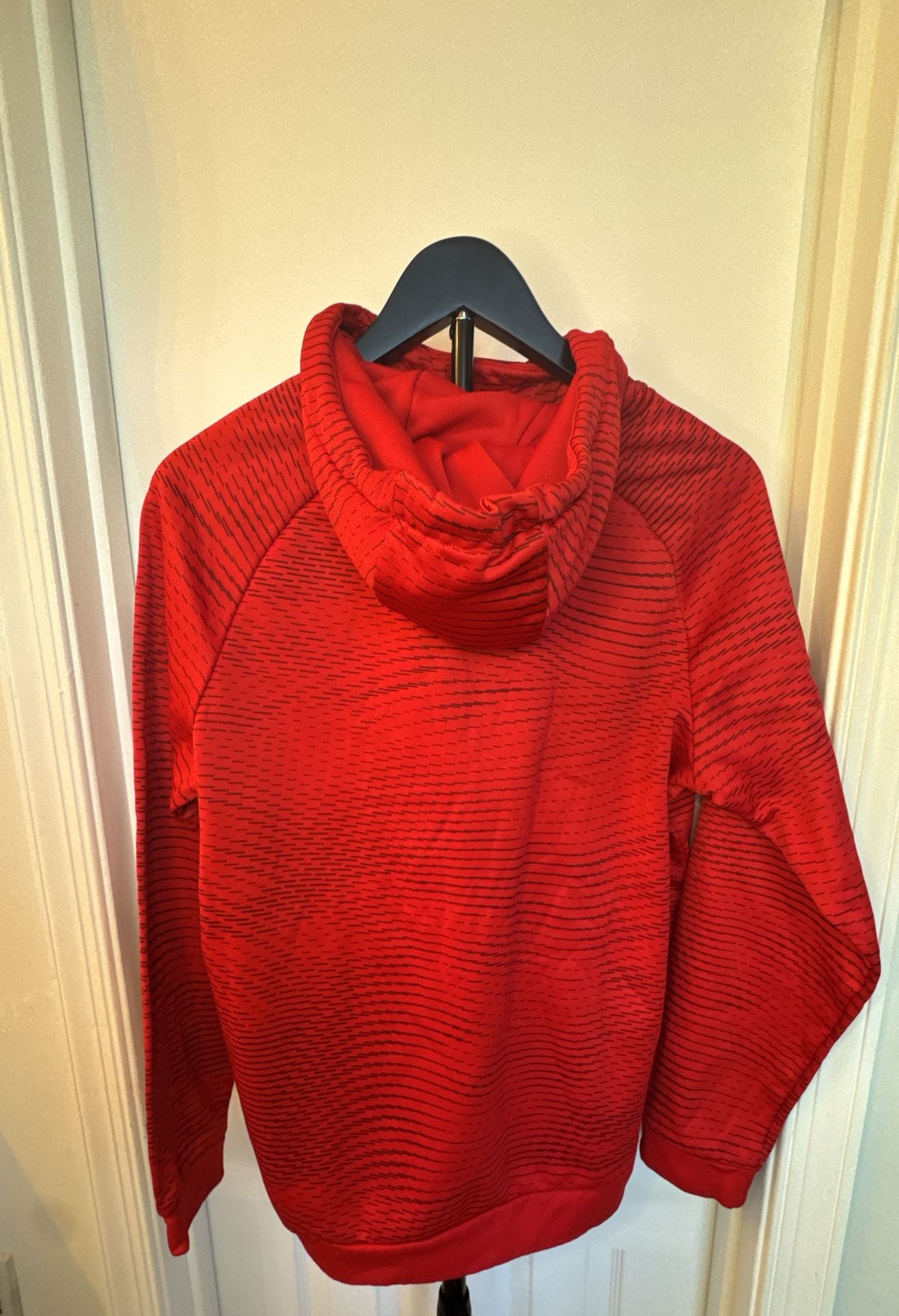 Nike Dri-Fit Therma Hoodie Red Black 5