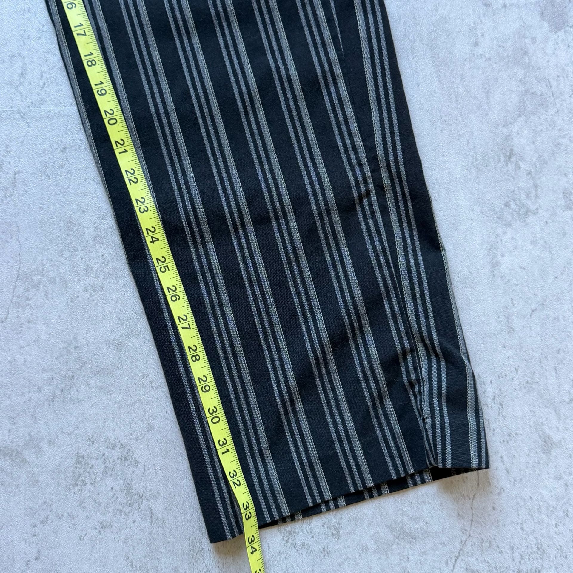Urban Pipeline Pinstripe Pants Size 32x32 Black Gray Striped Casual Trousers 5