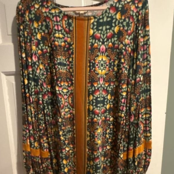 Matilda Jane Floral Long Sleeve Top Size M