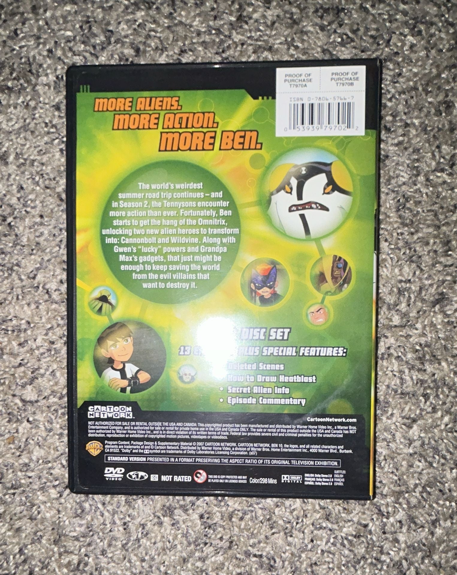 Ben 10 The Complete Season 2 DVD 2
